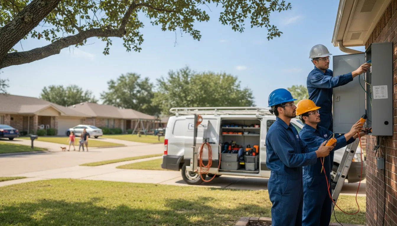 Certified electrician providing emergency electrical services in Cleveland, NC